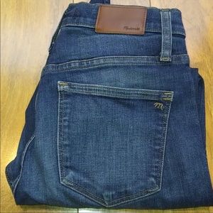 Madewell Skinny high rise jeans